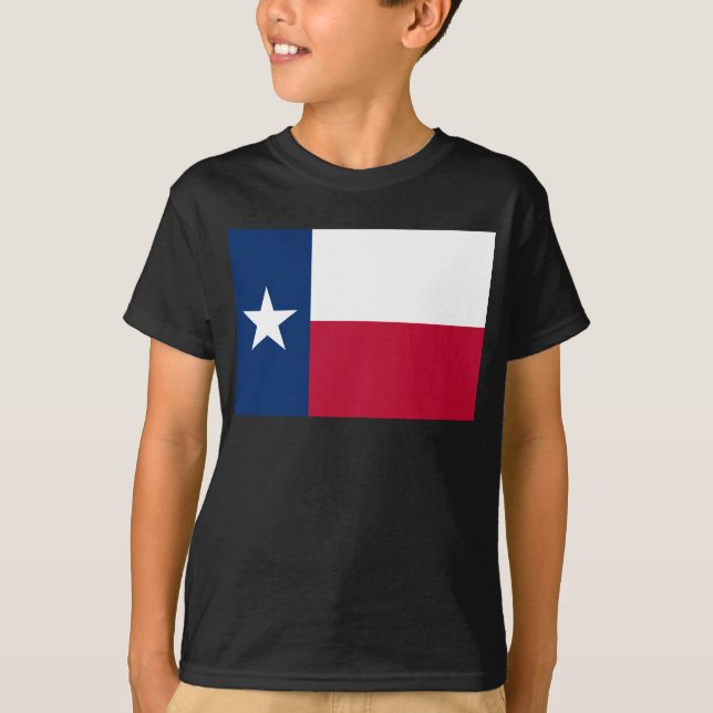 Camiseta Bandera de Texas: Longhorns, el estado de la solit (Anverso)