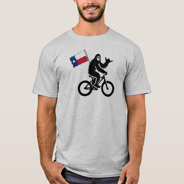 Camiseta Bandera de Texas para montar en bicicleta