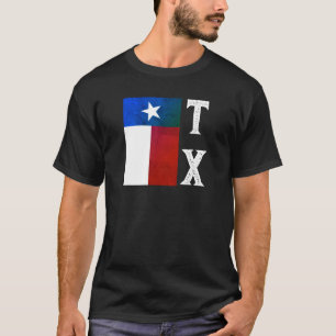 Camiseta Bandera de Texas (vertical)