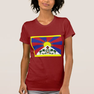 Camiseta Bandera de Tíbet