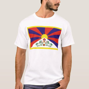 Camiseta bandera de Tíbet