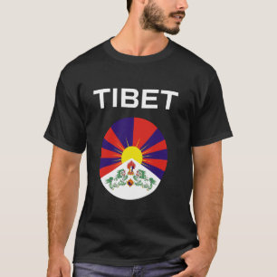 Camiseta Bandera de Tíbet Moderna