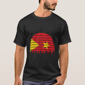 Camiseta Bandera de Tigray Retro Arte vintage para la Orgul