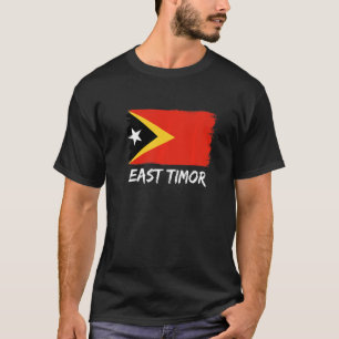 Camiseta Bandera de Timor Oriental
