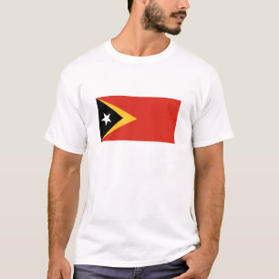 Camiseta Bandera de Timor Oriental