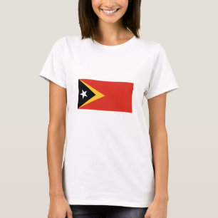 Camiseta Bandera de Timor Oriental
