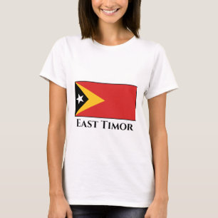 Camiseta Bandera de Timor Oriental
