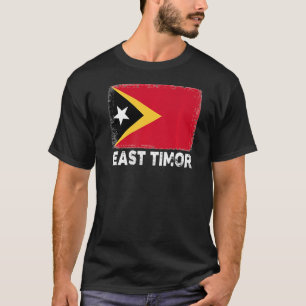 Camiseta Bandera de Timor Oriental apoya a las mujeres timo