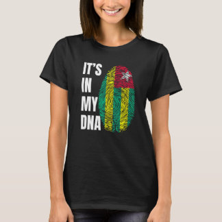 Camiseta Bandera de Togo Biometría ADN de huella dactilar  
