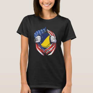 Camiseta Bandera de Tokelau Americano Orgulloso de Mi Heren