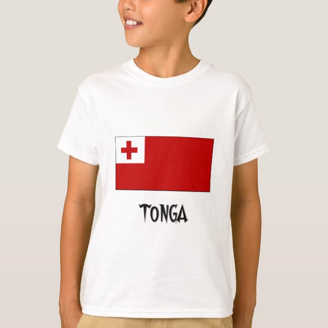 Camiseta Bandera de Tonga (Anverso)