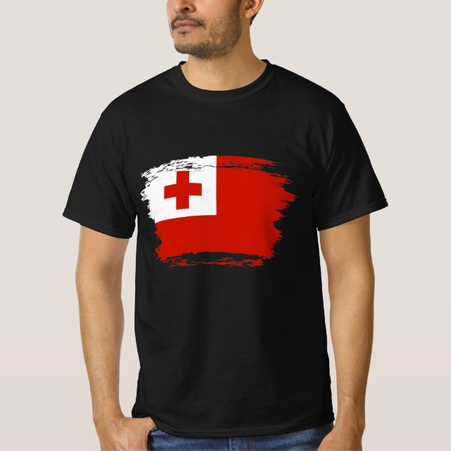 Camiseta Bandera de Tonga (Anverso)