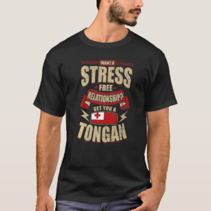 Camiseta Bandera de Tonga Orgullosos Tongans Hombres y Muje
