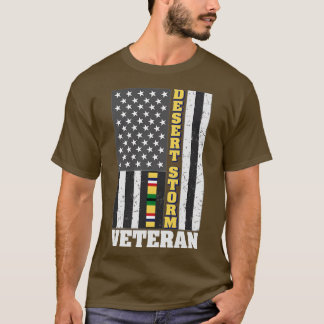 Camiseta Bandera de tormenta del desierto