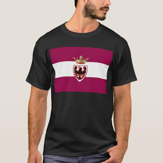 Camiseta Bandera de Trentino (Italia) (Anverso)