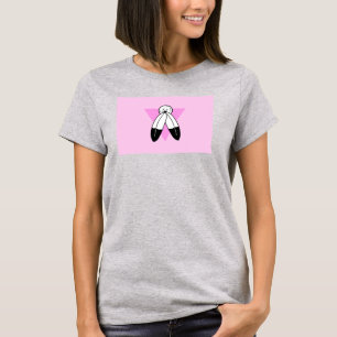 Camiseta Bandera de triángulo rosa de dos espíritus