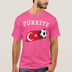 Camiseta Bandera de Trinidad Bandera de Turquía Fútbol turc