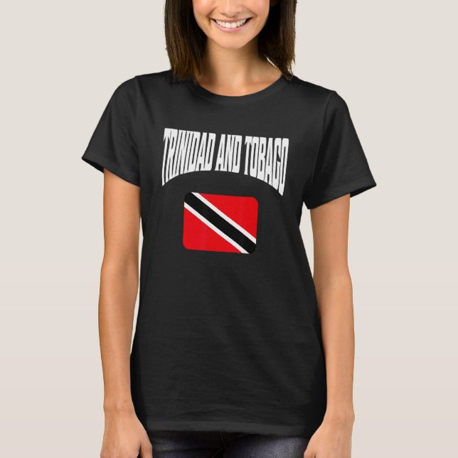Camiseta Bandera De Trinidad Y Tobago (Anverso)