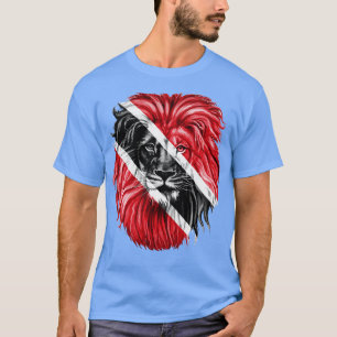 Camiseta Bandera de Trinidad y Tobago león de Trinidad y To