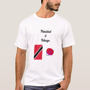 Camiseta Bandera de Trinidad y Tobago & Pan 