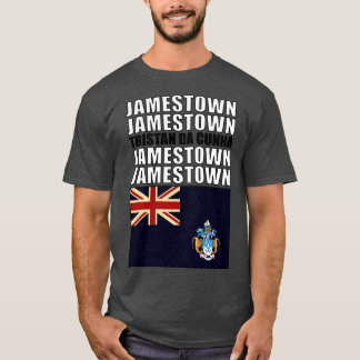Camiseta Bandera de Tristán da Cunha