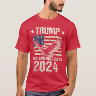 Camiseta Bandera de Trump 2024 devuelve a Estados Unidos a