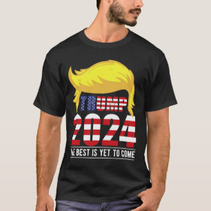 Camiseta Bandera De Trump EEUU Lo Mejor Está Por Venir Dona
