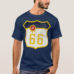 Camiseta Bandera De Tulsa 66 En Problemas