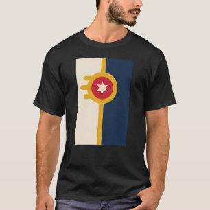 Camiseta Bandera de Tulsa, Oklahoma