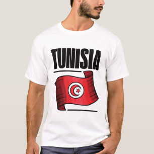 Camiseta bandera de Túnez