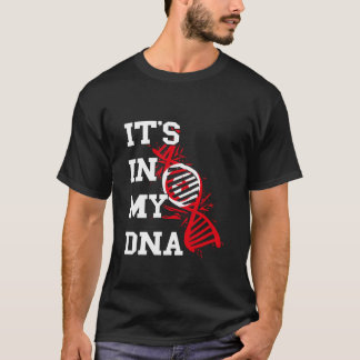 Camiseta Bandera de Túnez Está en mi molécula de ADN Orgull