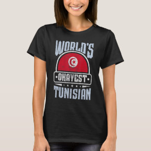 Camiseta Bandera de Túnez Hombres y mujeres tunecinos orgul