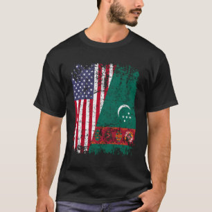 Camiseta Bandera De Turco De Medio Norteamericano Usa Turki