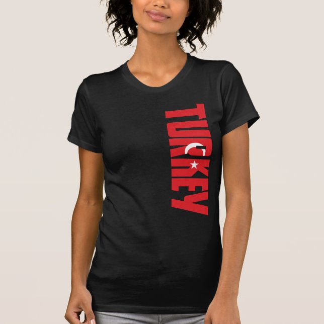 Camiseta Bandera de Turquía (Anverso)