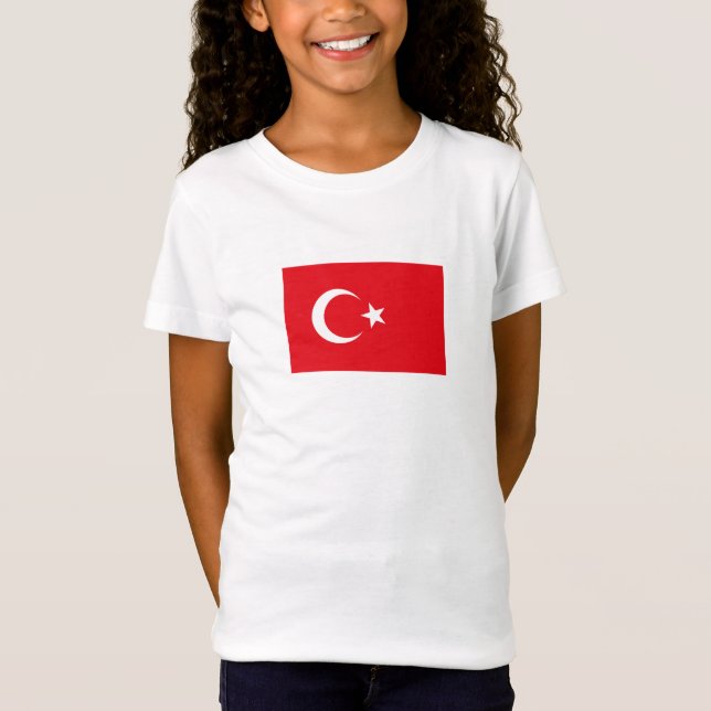Camiseta Bandera de Turquía (Anverso)