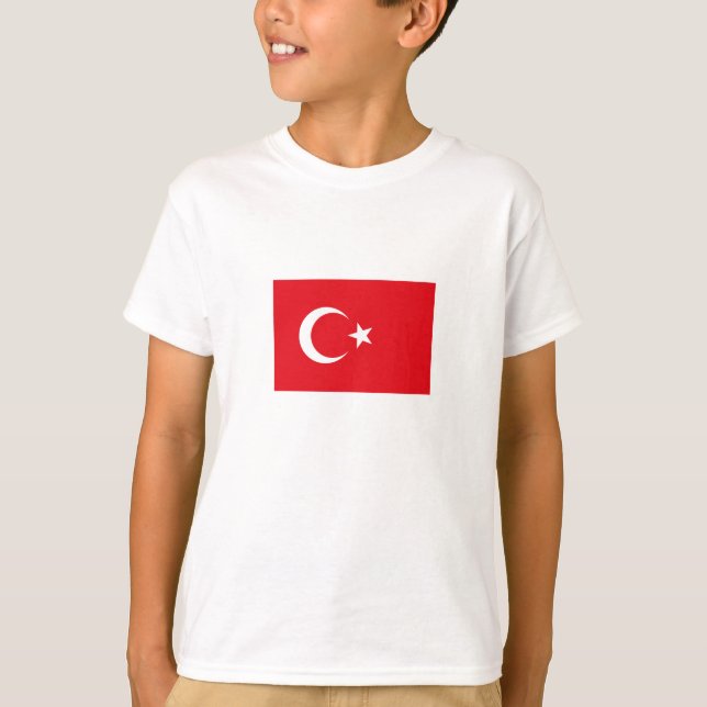 Camiseta Bandera de Turquía (Anverso)