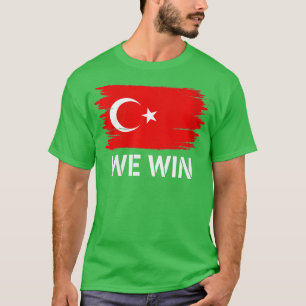 Camiseta Bandera de Turquía de las mujeres Ganamos Supo de 