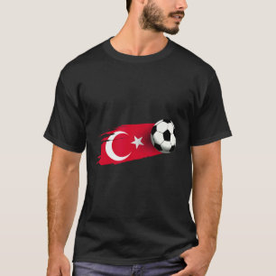 Camiseta Bandera de Turquía Equipo de Fútbol Turco