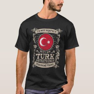 Camiseta Bandera de Turquía Orgullosos Turcos Hombres y Muj