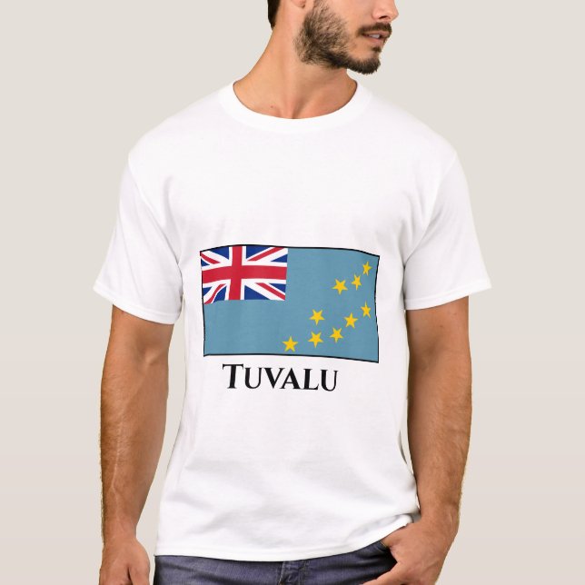 Camiseta Bandera de Tuvalu (Tuvaluan) (Anverso)