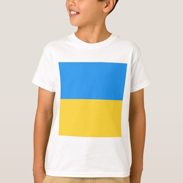 Camiseta Bandera de Ucrania (Anverso)
