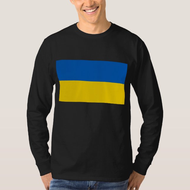 Camiseta Bandera de Ucrania (Anverso)