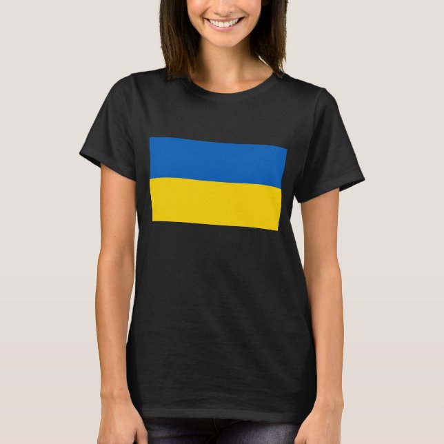 Camiseta Bandera de Ucrania (Anverso)