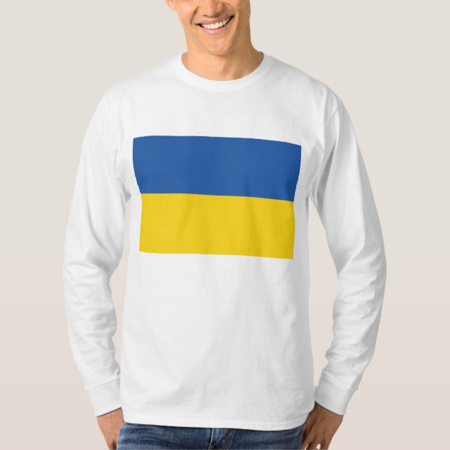 Camiseta Bandera de Ucrania (Anverso)