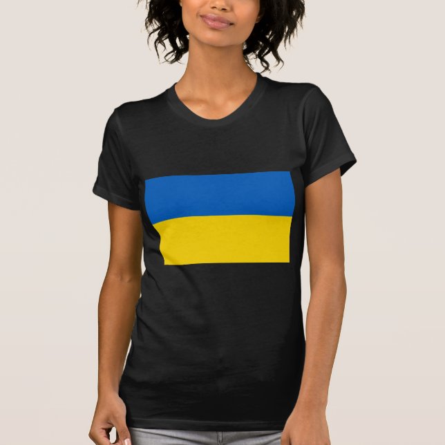 Camiseta Bandera de Ucrania (Anverso)