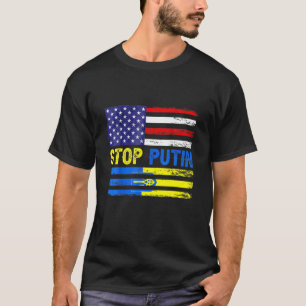 Camiseta Bandera de Ucrania apoya a la amistad Vi por la pa