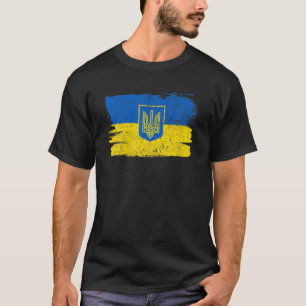 Camiseta Bandera de Ucrania apoya a la amistad Vi por la pa