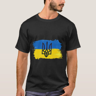 Camiseta Bandera de Ucrania apoya el orgullo ucraniano por 