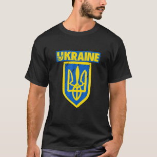 Camiseta Bandera de Ucrania apoya la paz de los hombres ucr