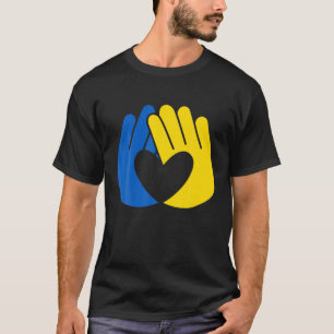 Camiseta Bandera de Ucrania Bandera del Corazón de Ucrania